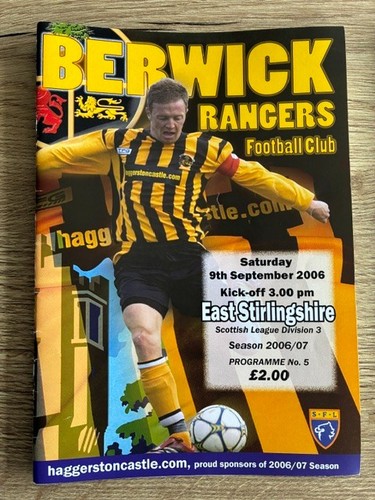 Sep 2006 berwick rangers v - 9,