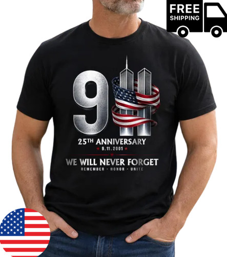 Shirt 25th anniversary - 9/11,