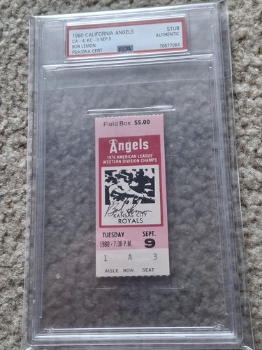Stub biglietto psa firmato - stub,